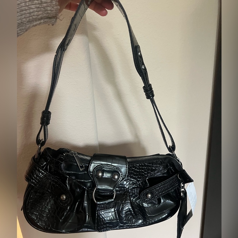NWT Urban outfitters black studded purse